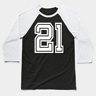 Numbers 21 for a sports team, group, or community Baseball T-Shirt